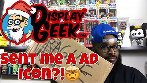 🤓Display Geek sent me a Funko Pop Ad Icon🤯