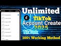 Unlimited TikTok Account Create / Unlimited  TikTok Account Create 2025 / TikTok New Method 