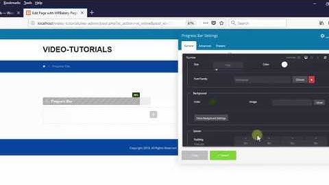 Progress Bar element - XTRA WordPress Theme