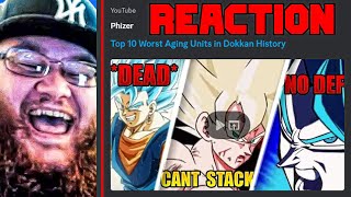 Reacting To Top 10 Worst Aging Units in Dokkan History! (DBZ: Dokkan Battle)