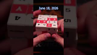 Day 169 #calendar #rubikscube #puzzle #cubing #daily #cube #4x4
