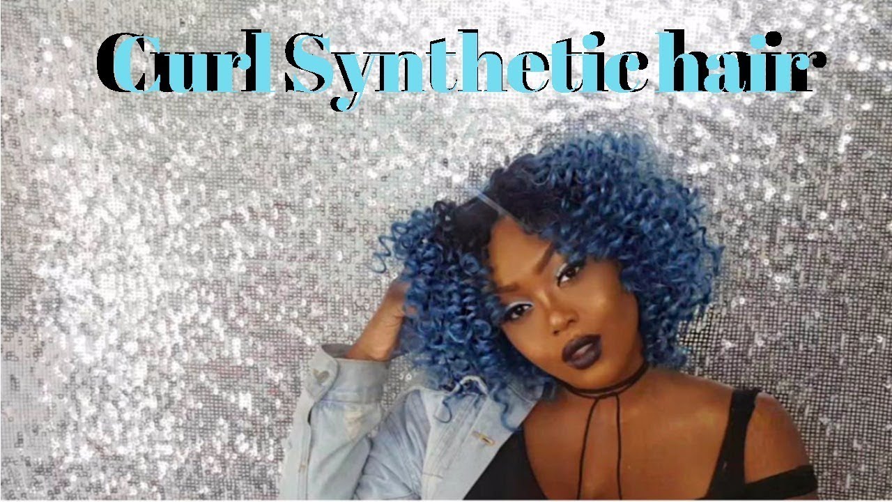 HOW TO CURL SYNTHETIC HAIR REVIVE OLD WIG YouTube