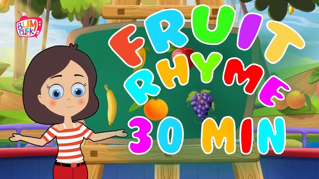 Фруктовые стишки для детей 🍌 | Учим названия фруктов | Весёлые детские стишки | Дошкольное обучен...