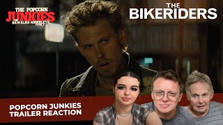 THE BIKERIDERS (Official Trailer - Jodie Comer, Tom Hardy) THE POPCORN Junkies Reaction