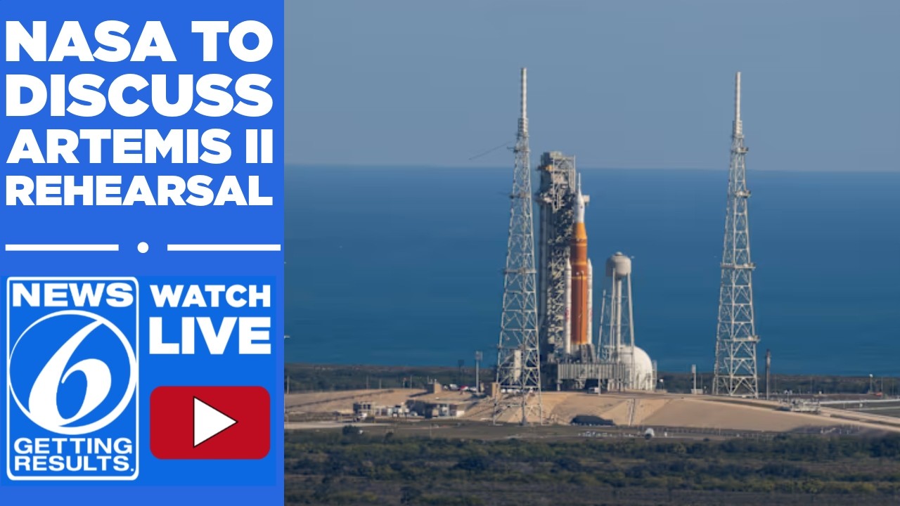 WATCH LIVE: NASA to discuss test of Artemis II moon rocket - YouTube