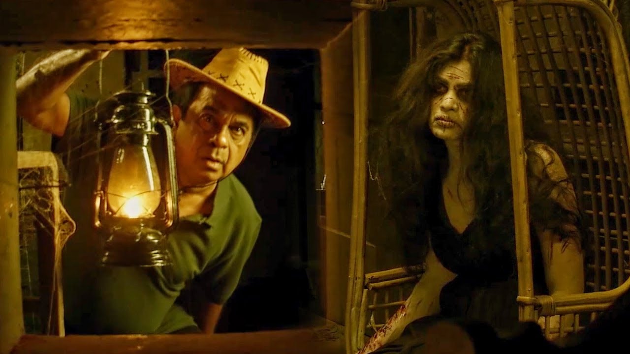 ५ लाख रुपये छुपाने के लिए ब्रह्मानंदम गया भूतिया महल में और जब उसका सामना एक चुड़ैल से हुआ तब..