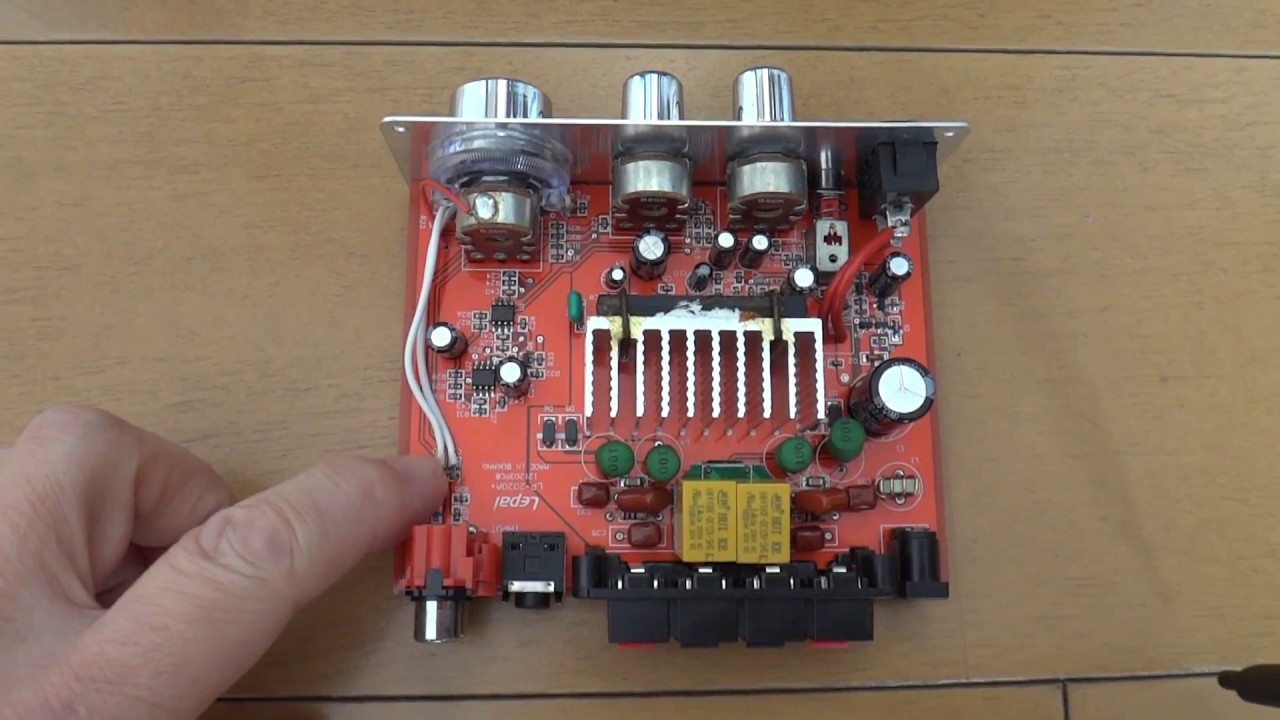 デジタルアンプ Lepai LP-2020A の改造（改悪?) レポート - YouTube