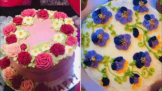 Cake Trends 2020 ~ Easy Buttercream Roses and Amazingly Satisfying Ideas screenshot 5