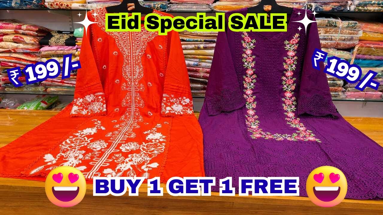 Buy 1 GET 1 FREE ₹199 Upto 7XL Size | Eid Special Pakistani Readymade Suits SALE#trending#shopping