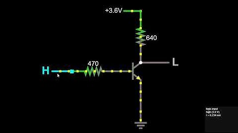 RTL Transistor type inverter | Transistor inverter circuit