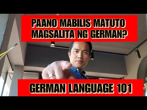 Video: Paano Matuto Nang Mas Mabilis Sa Aleman