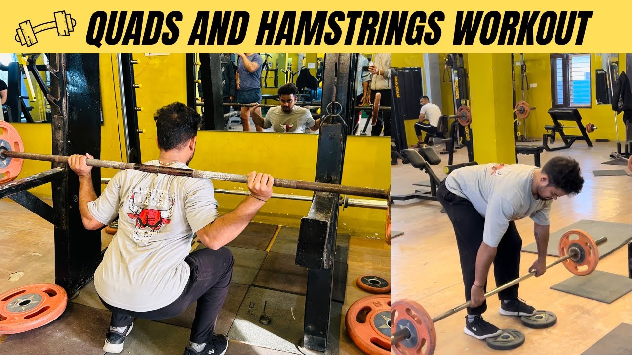 Full quads and hamstrings workout | Leg Workout | #Umeshbisht # ...