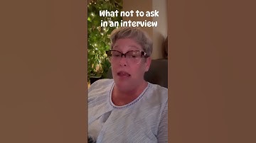 What not to ask about in an interview #interviewtips #interviewquestions #interviews #interview