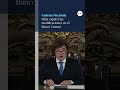 Milei habló en cadena nacional y presentó la reforma del Banco Central