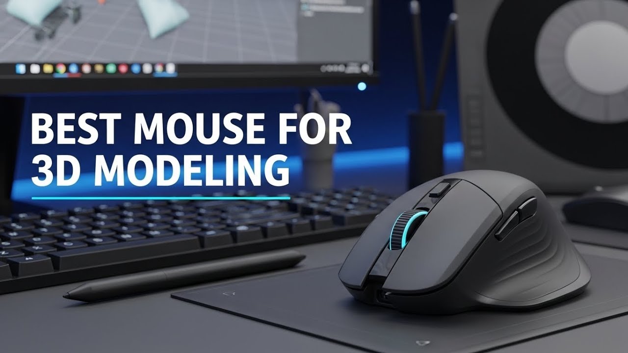 ТОП-5 лучших мышей для 3D-моделирования 2026 года | Точность и комфорт для вашей работы над дизайном