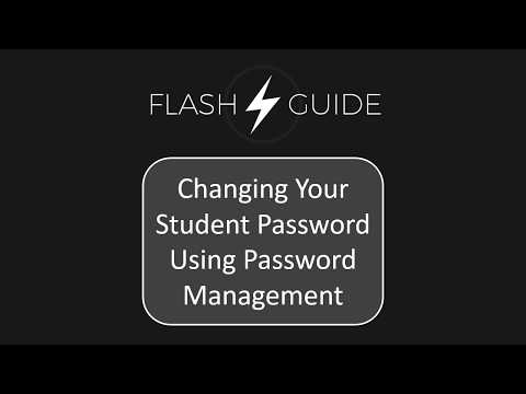 Change Your Cardiff Met Student Password