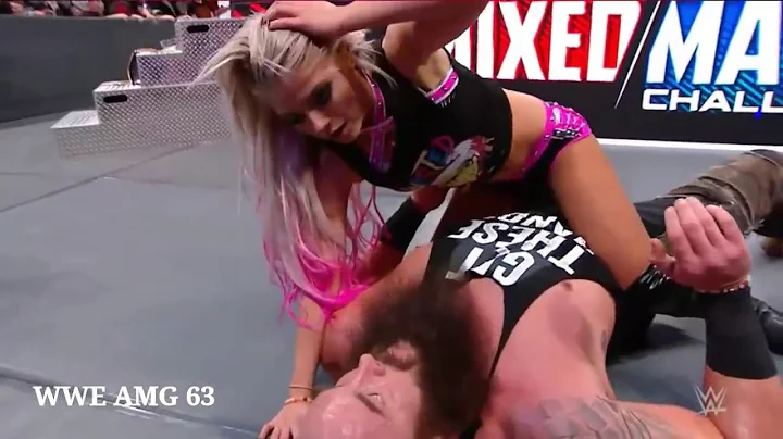 WWE Raw 29 Jan 2020 Alexa Bliss Kiss Braun Strowma