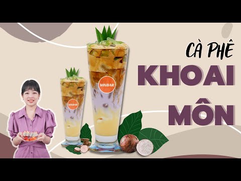 #1 Hướng Dẫn Cách Làm Cà Phê Khoai Môn / How to Make Taro Coffee | Vinbar Mới Nhất