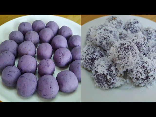 Resep Kelepon ubi ungu sangat enak dan mudah