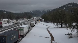 A major highway linking california and oregon fully reopened late
wednesday, nearly 24 hours after storm blew in off the pacific ocean
slammed th...