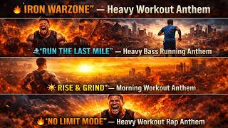 🔥 IRON WARZONE 💀 Ultimate Gym & Workout Motivation Song (Heavy Bass) MIXED
