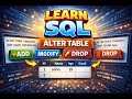 SQL ALTER TABLE Explained | Add, Modify &amp; Drop Columns in SQL (Step-by-Step)