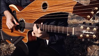 Top 10 Harp Guitar Covers  FAMOUS Classic Rock/Metal Songs (Acoustic Mix)