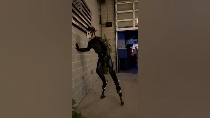 Would you try these stilts. #spiritwalker #digilegs #stilts #costume