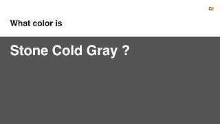 Stone Cold Gray color #555555 hex color - Grey color - Cool color 555555