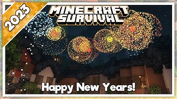 Minecraft Survival 1.19 | 2023 New Years Fireworks | Forever World | BSL Shaders