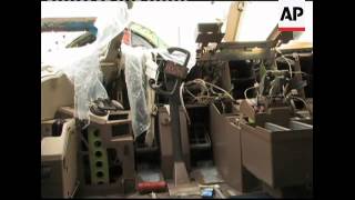 Airplane salvage yard's boom in recession