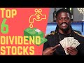 Top 6 Dividend Stocks For Passive Income