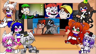 FNIA SL reacts to FNAF SL Animated [Markiplier, Jacksepticeye, Dawko]