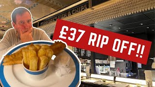 Reviewing Tom Kerridge's EXPENSIVE £37 FISH AND CHIPS. A HUGE RIP OFF!!