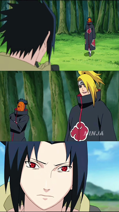 Tobi and Deidara vs Sasuke Uchiha 😂😂🥵💥 Naruto Shippuden #shorts #anime #manga #tobi #deidara #sasuke