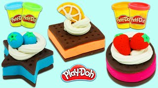 How to Make Play Doh Ice Cream Sandwiches | Fun & Easy DIY Play Dough Desserts Arts and Crafts!