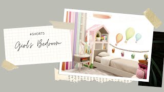 #Shorts Little Girls Bedroom Ideas #kays1kchallenge | The Sims 4