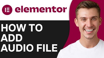 HOW TO ADD AUDIO FILE IN ELEMENTOR (2025)