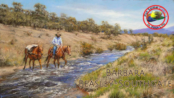 Pastel painting techniques and tutorial with Barba...