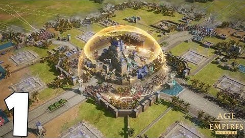 Age of Empires Mobile Global Launch Gameplay Walkthrough Part 1 (ios, Android)