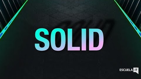 Masterclass de principios SOLID y arquitectura de software