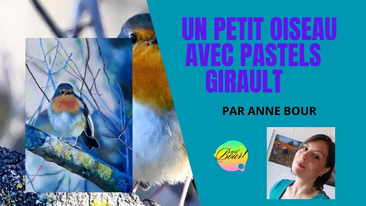Oiseau pastel Girault Partie 2 YouTube
