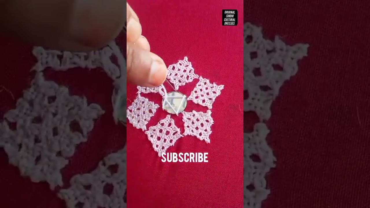 Sindhi tanka/sindhi work embroidery/bavaliya stitch tutorial/embroidery art design