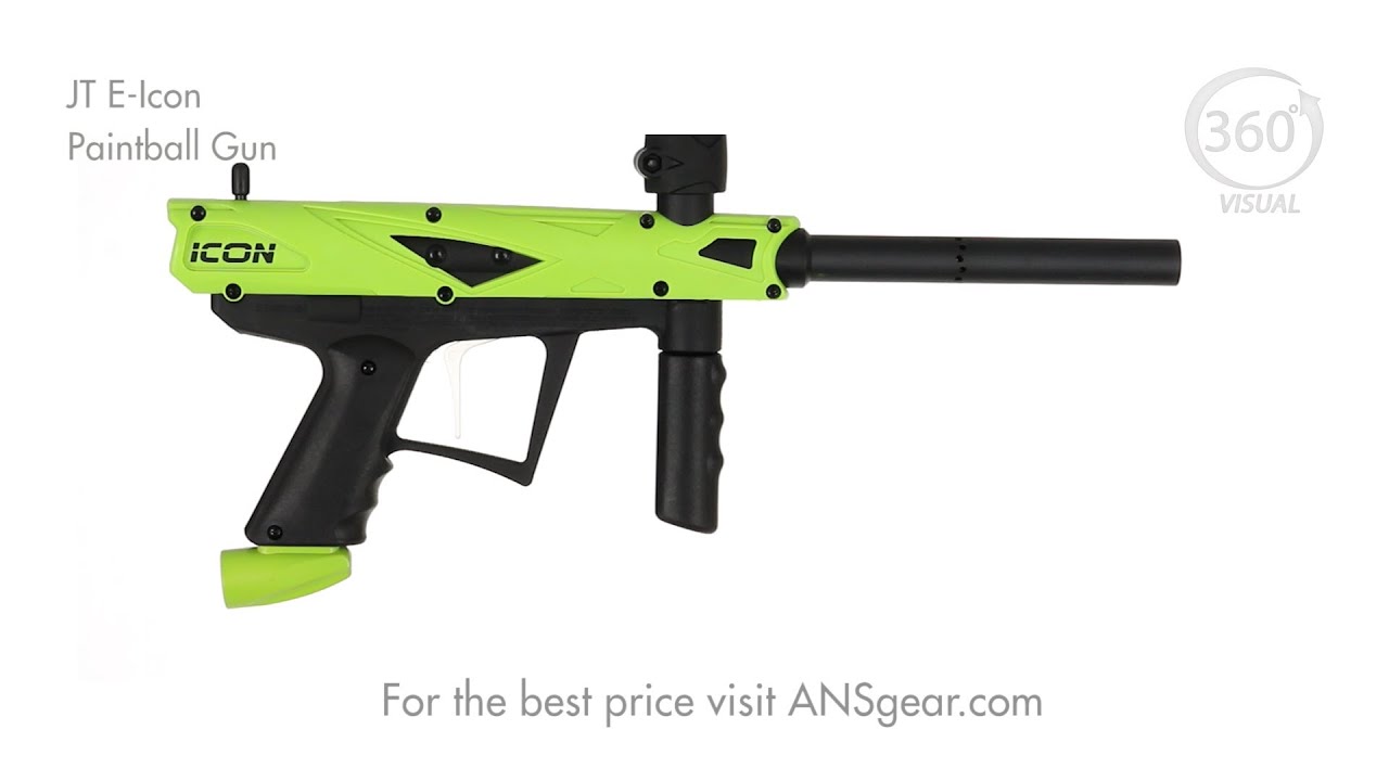 JT EIcon Paintball Gun Visual 360 YouTube