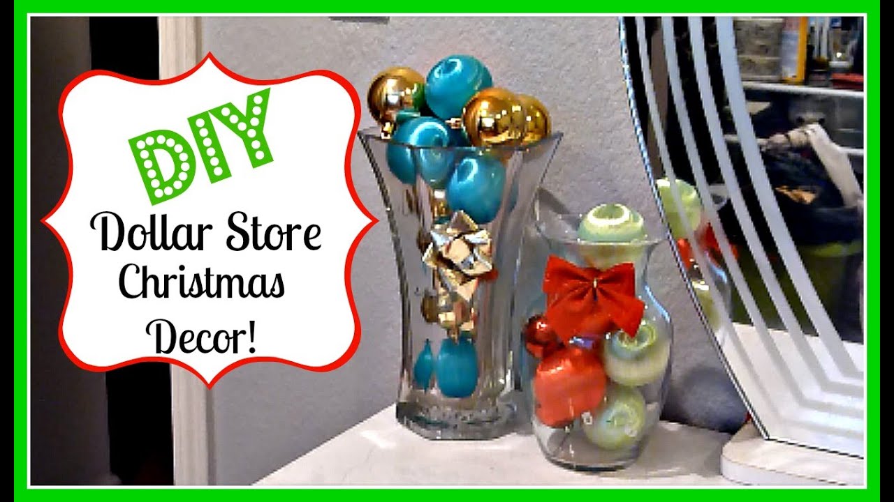 DIY Christmas Decor │ Dollar Store Holiday Decoration Ideas  YouTube