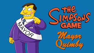 All Mayor Quimby Voice Clips The Simpsons Game All Voice Lines Funny 2007