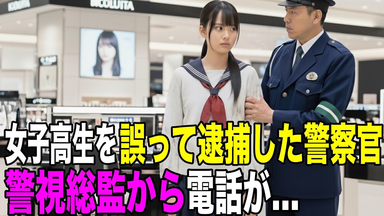 女子高生を誤って逮捕した警察官｜警視総監から電話が
