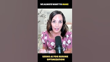 URGENT! USING AI FOR RESUME OPTIMIZATION