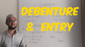 Debenture & Debenture Entry | Advanced Accounting | B.Com Part 2 | Chapter-3